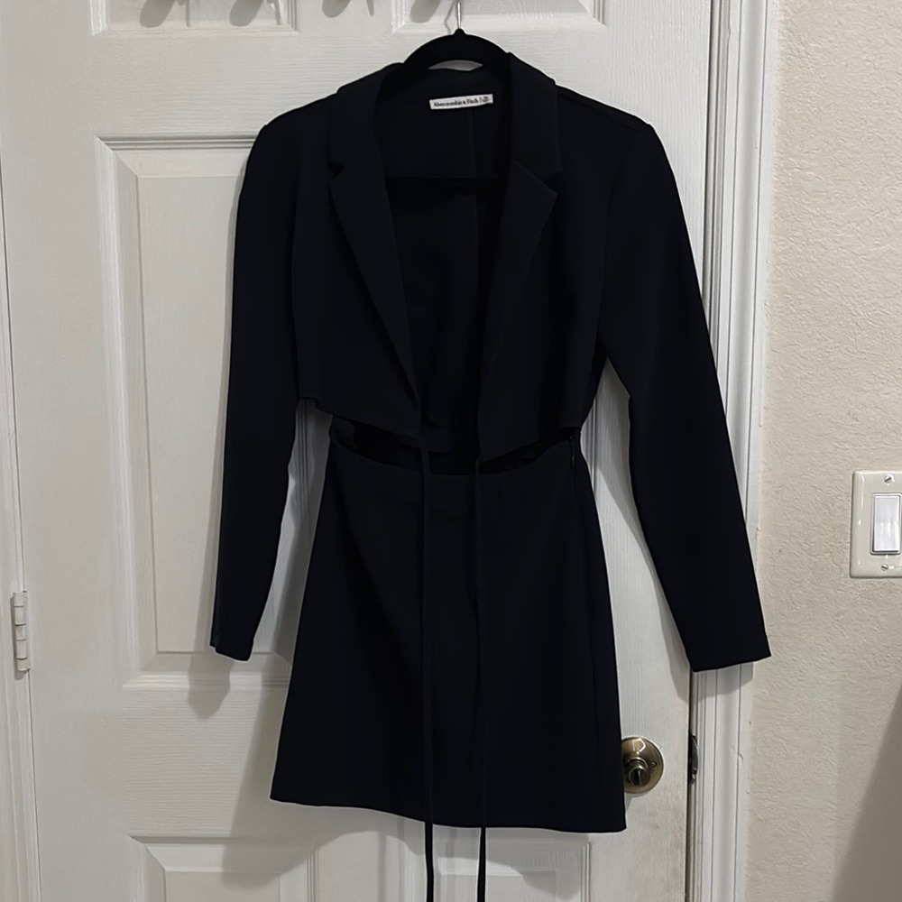 Abercrombie & Fitch Elegant Black Blazer Dress